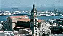 Blick auf Messina